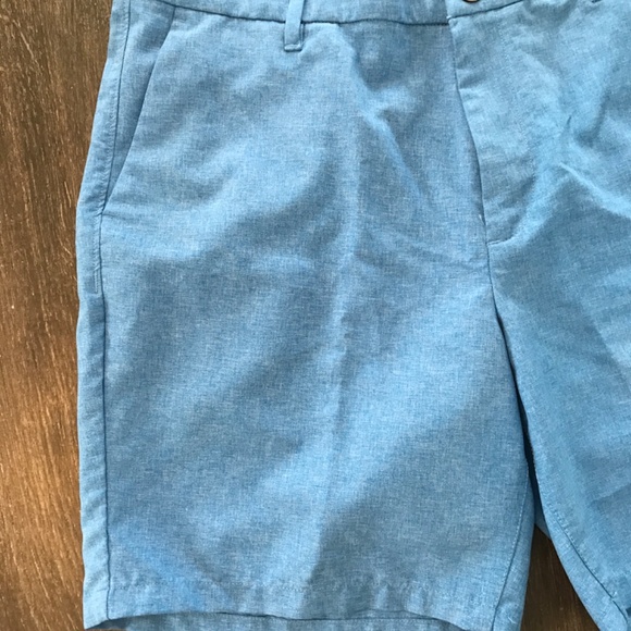 Bonobos Blue Flat Front Men Shorts - Picture 2 of 6